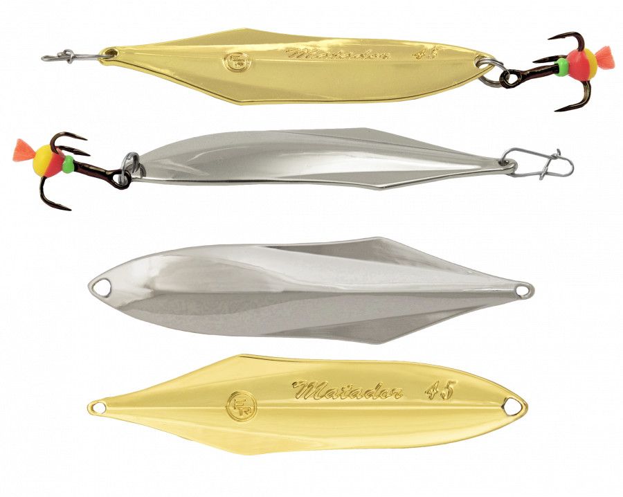 Блесна вертикальная ECOPRO "Matador" 65мм,  9г,  S/G