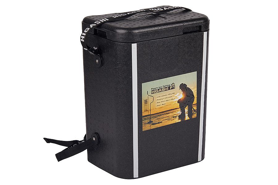 Ящик рыболовный зимний HIGASHI Foam Ice Box F1 (#Black)