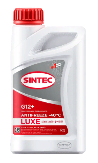Антифриз SINTEC LUX G12+ 1кг красный
