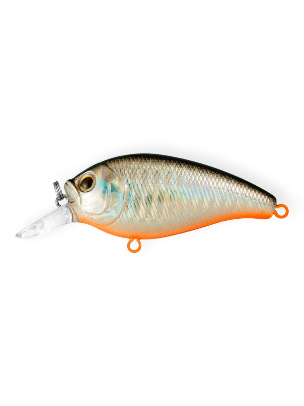 Воблер Крэнк Strike Pro Crankee Diver 60,  60 мм,  10 гр,  Загл. 0, 2м.-1, 0м.,  Плавающий,  цвет: A70-713 Black Silver OB,  (JL-038F#A70-713)