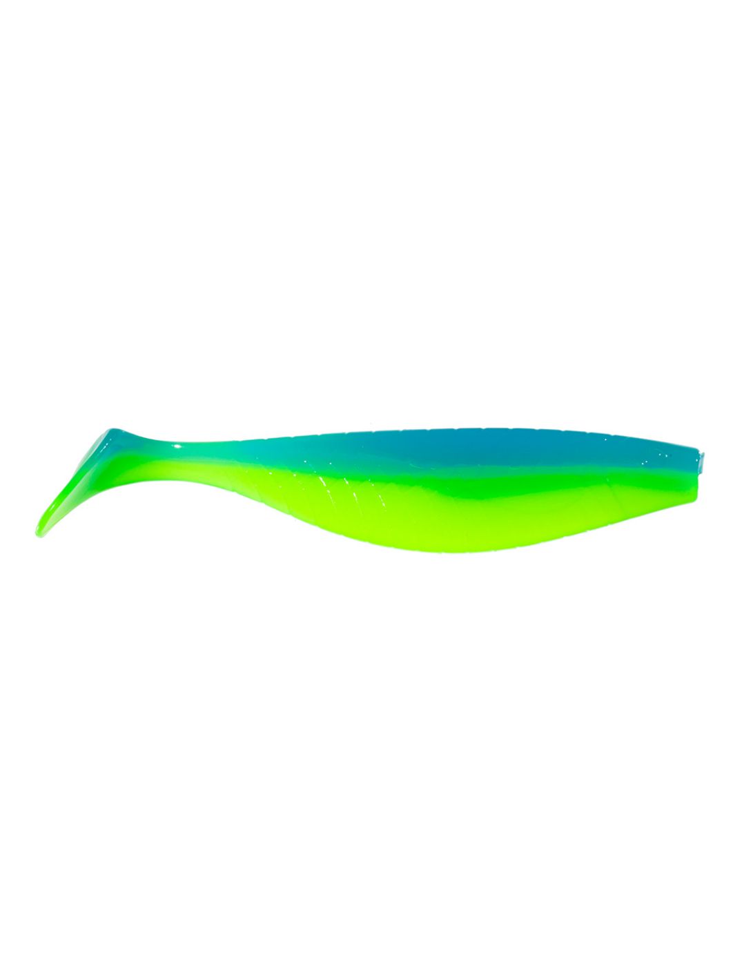 Приманка ZUB-PROVOCATOR 123мм(4, 8")-5шт,  (цвет 020) синий верх - желтый низ