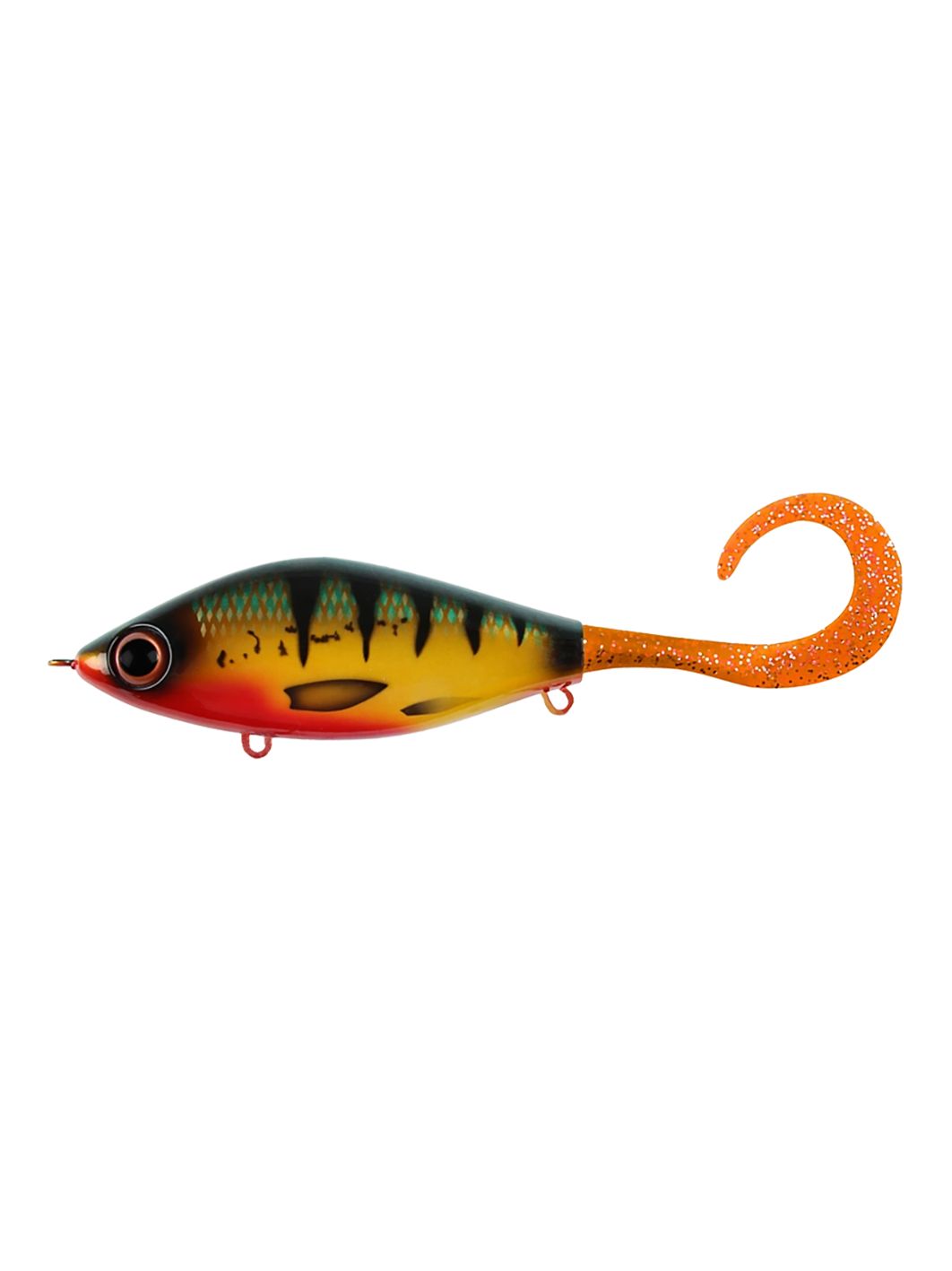 Воблер Джеркбейт Strike Pro Guppie Jr,  110 мм,  70 гр,  Загл. 0, 5м.-3, 0м.,  Тонущий,  цвет: CWC004 Mossgreen Glitter,  (EG-208A#CWC004)