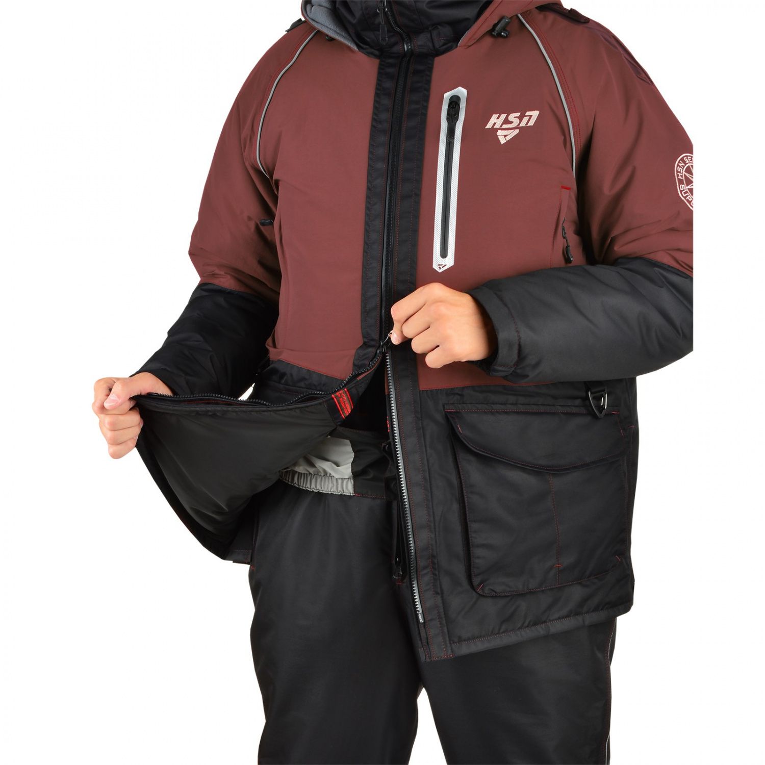 Костюм мужской зимний "Arctic VII comfort",  hardguard,  махагон (50-52/188) м