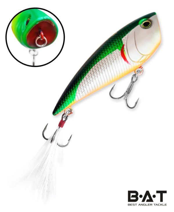 Воблер BAT Crow Pop ВТ059 (70 mm.; 7 g.; TopWater) # CS11