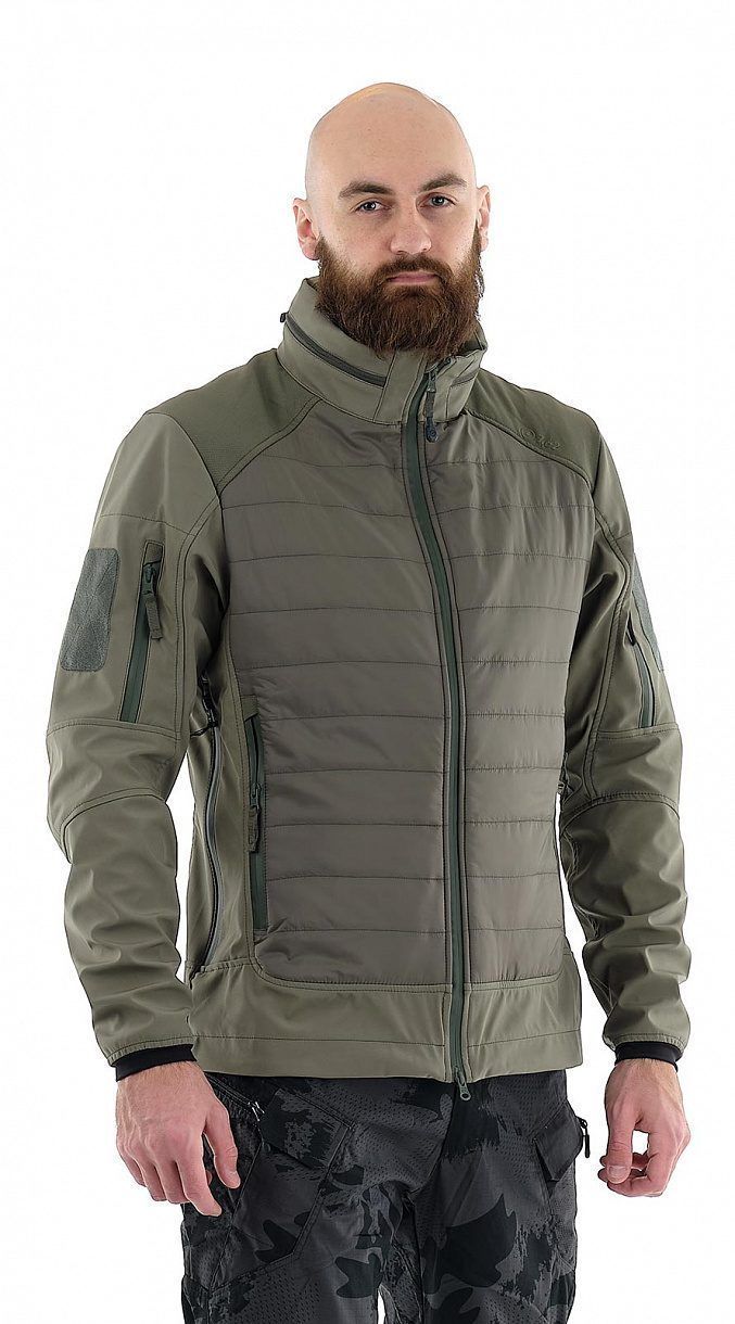 Куртка «Bastion» 3XL (софт-шелл,  олива) р-р 60-62 рост 170-176 м