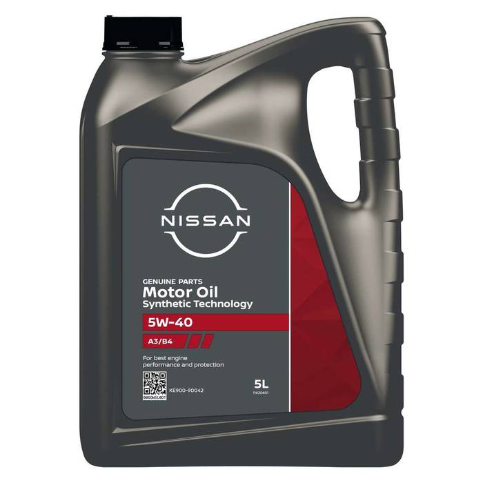 NISSAN MOTOR OIL 5W40  5л синтетическое моторное масло KE900-90042R