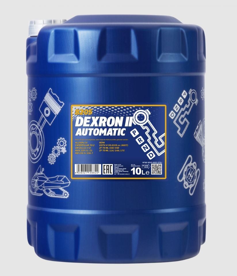 MANNOL ATF Dexron II Automatic 8205 10л трансмиссионное масло