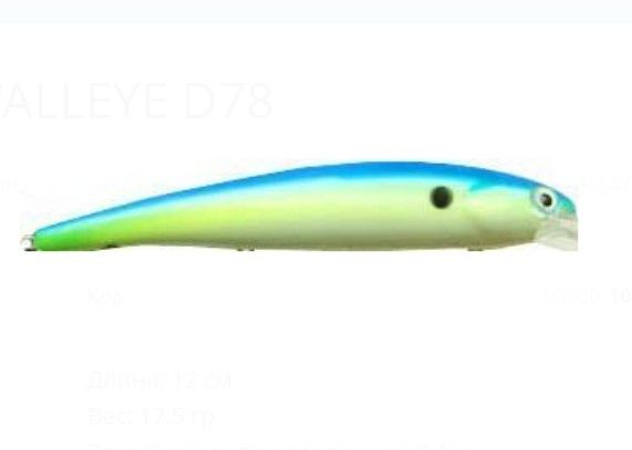 Воблер BANDIT DEEP WALLEYE D78