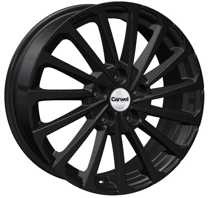 Диск л.Р17 6.5/5*114.3 CARWEL Кагра 1721 (Haval F7x) d64.1 ЕТ40 BL 122405 КОМПЛЕКТ 4ШТ.