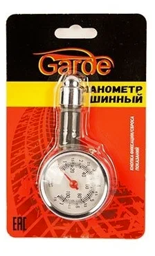 Манометр шинный "GARDE" (метал) MS001