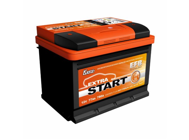 6СТ 77 Extra Start EFB ЕВРО Аккумулятор зал/зар