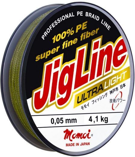 Шнур JigLine Ultra PE  0, 27 мм,  22, 0 кг,  150 м хаки