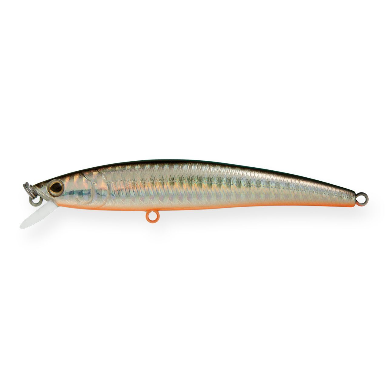 Воблер Минноу Strike Pro Arc Minnow 120SP,  12 мм,  18, 3 гр,  Загл. 0, 5м.-0, 6м.,  Нейтральный,  цвет: A70-713 Black Silver OB,  (EG-136-SP#A70-713)