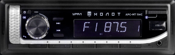 Автомагнитола УРАЛ Молот АРС-МТ114K