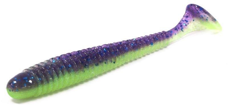 Приманка съедобная Keitech Swing Impact 3.5" PAL #06 Violet Lime Belly