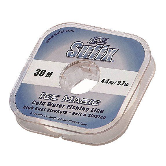 Леска зимняя Sufix Ice Magic прозрачная x12 30м 0.155мм 2, 2кг