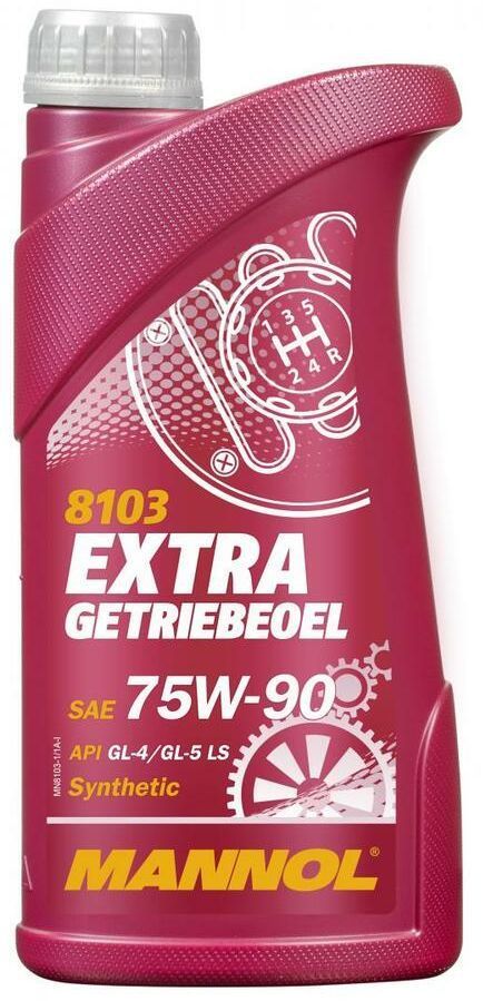 MANNOL Extra Getriebeoel 75W90 GL-4/GL-5 LS 8103 1л синтетическое трансмиссионное масло