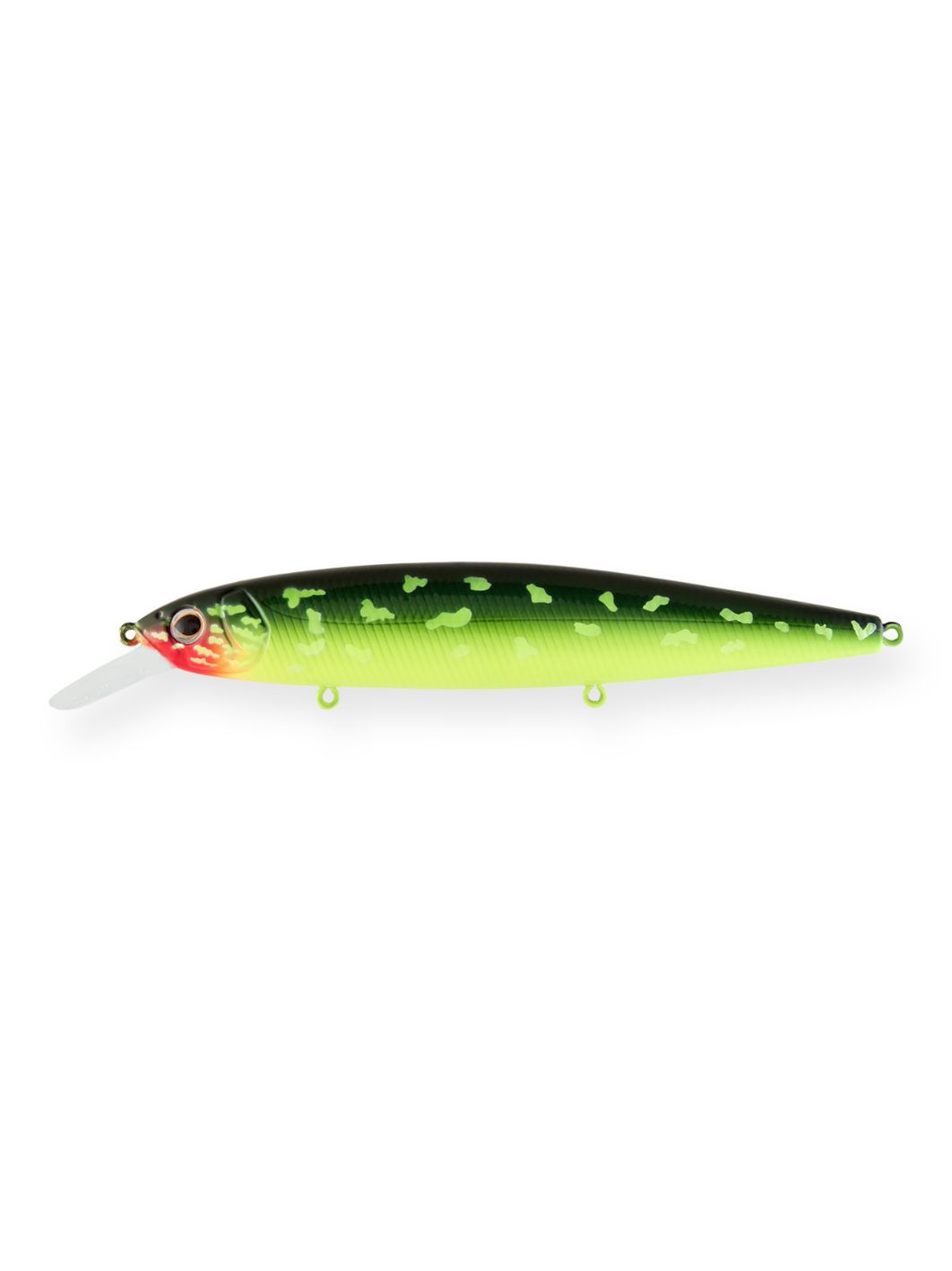 Воблер Минноу Strike Pro Bold 130SP,  130 мм,  24, 5 гр,  Загл. 1, 3м.-1, 8м.,  Нейтральный,  цвет: AC202F Hot Pike,  (EG-191-SP#AC202F)