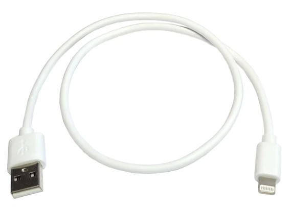 Кабель USB-Lightning (0.5м,  2А) белый (TPE) Nord YADA (908933)