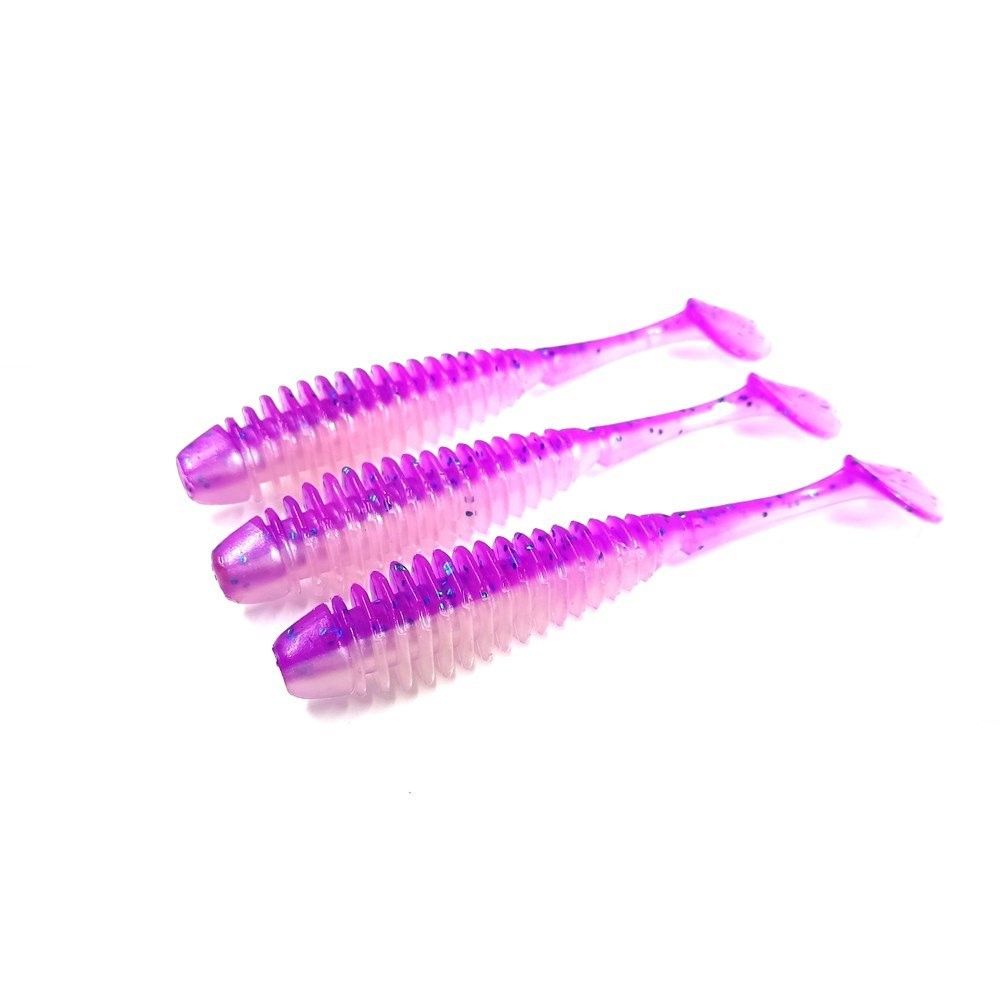 Силиконовая приманка MORDER 4, 5"(113 мм) уп.5 шт.#026 Shiny Violet