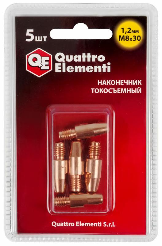Токосъемник М8*30мм Ø1, 2мм Cu 1шт. QUATTRO ELEMENTI 771-282
