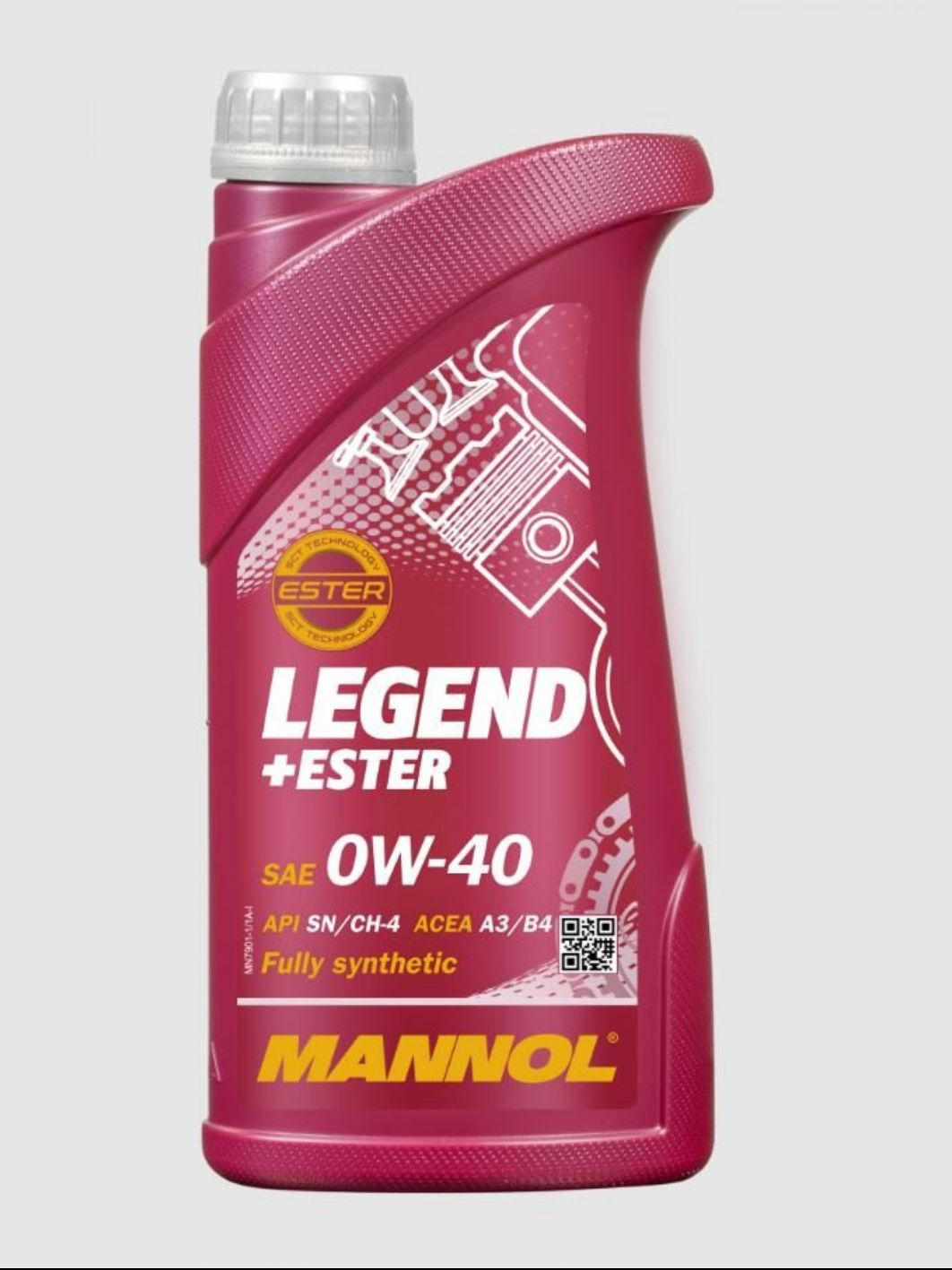 MANNOL Legend +Ester 0W40 7901 1л синтетическое моторное масло