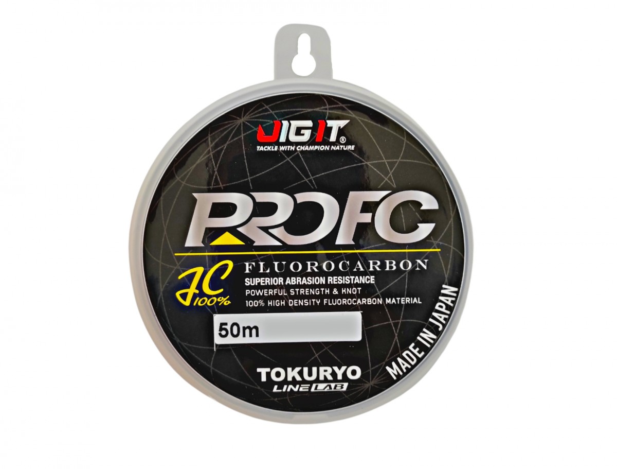 Леска флюорокарбон Jig It x Tokuryo Fluocarbon Pro FC 6.0 50 m 