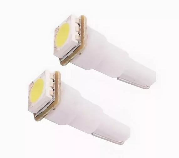 Светодиод 12V W1.2W (T5-02) теплый белый 1SMD YADA (901144) (1шт.)