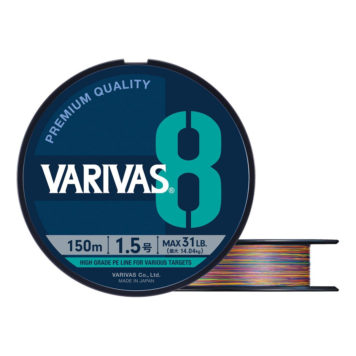 Шнур VARIVAS PE 8 150m 1.5 Marking