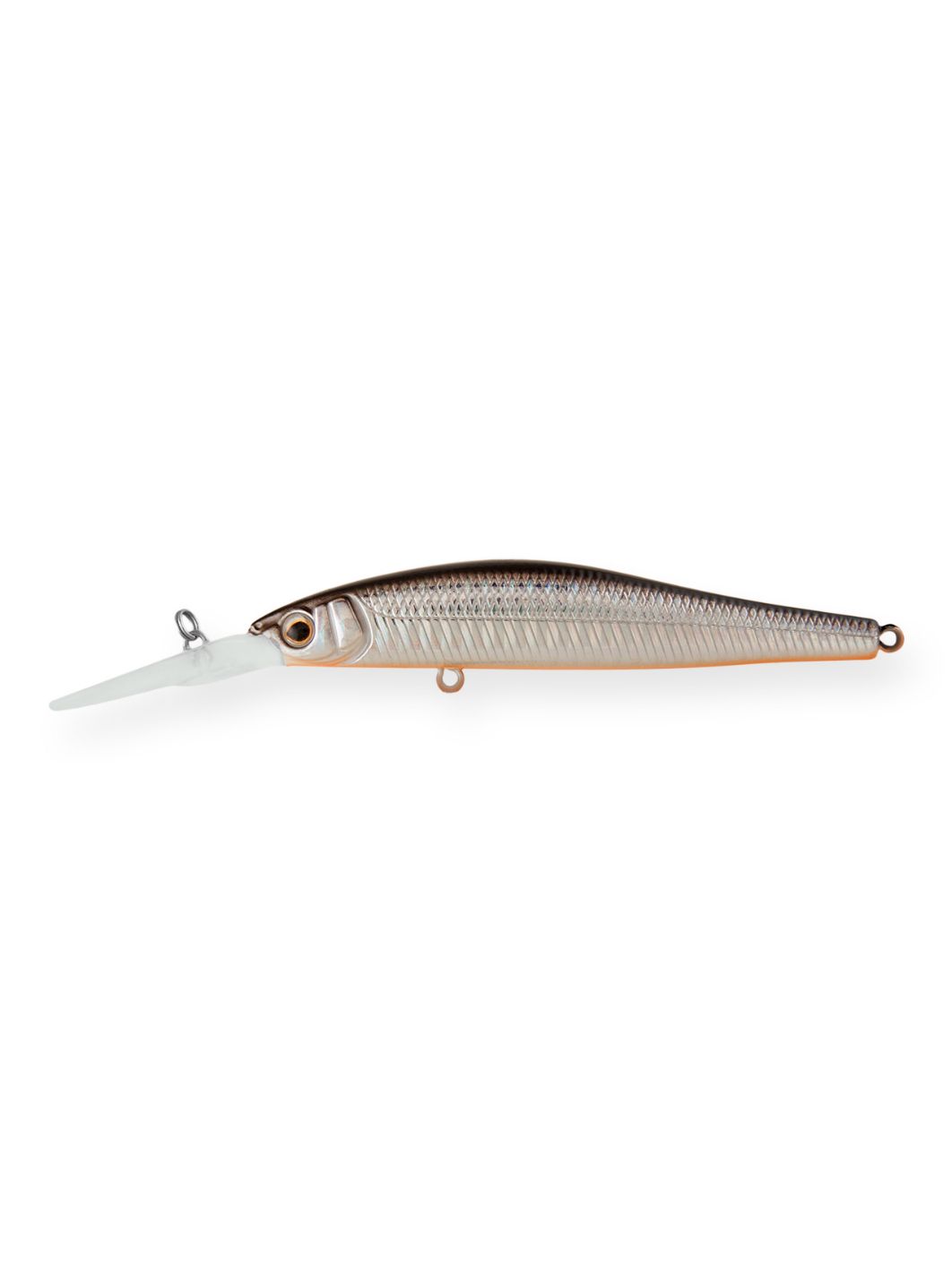 Воблер Минноу Strike Pro Jumper DR 90SP,  90 мм,  11 гр,  Загл. 1, 5м.-3, 0м.,  Нейтральный,  цвет: A70-713 Black Silver OB,  (EG-192BL-SP#A70-713)