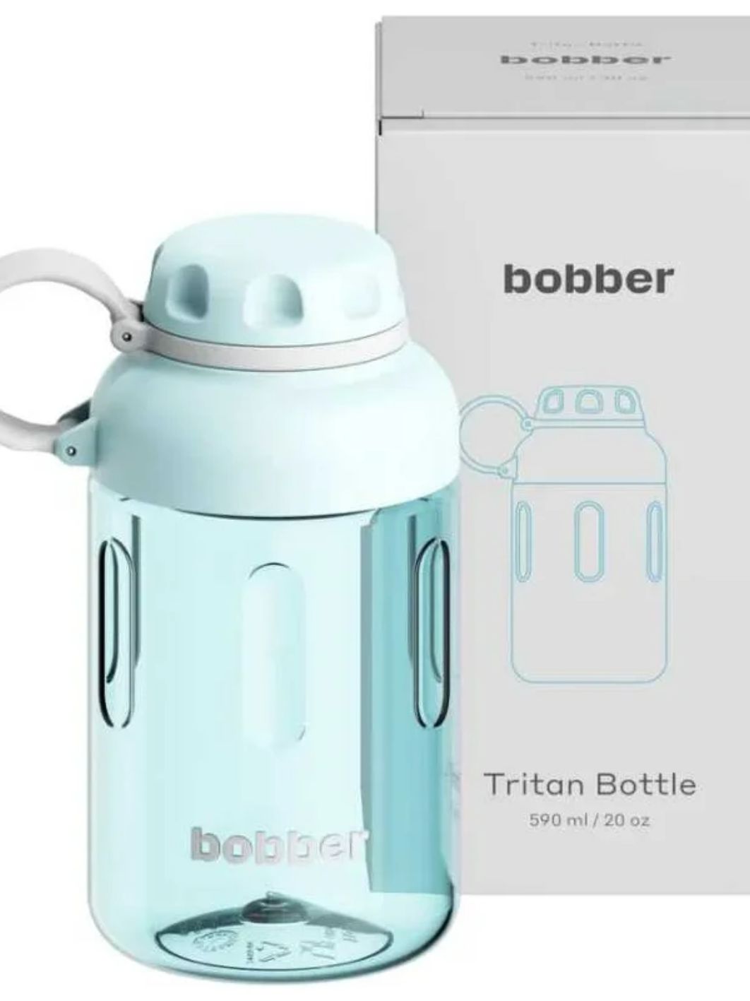 Бутылка питьевая Tritan Bottle-590 Light Blue,  бытовая (0, 59 л.)