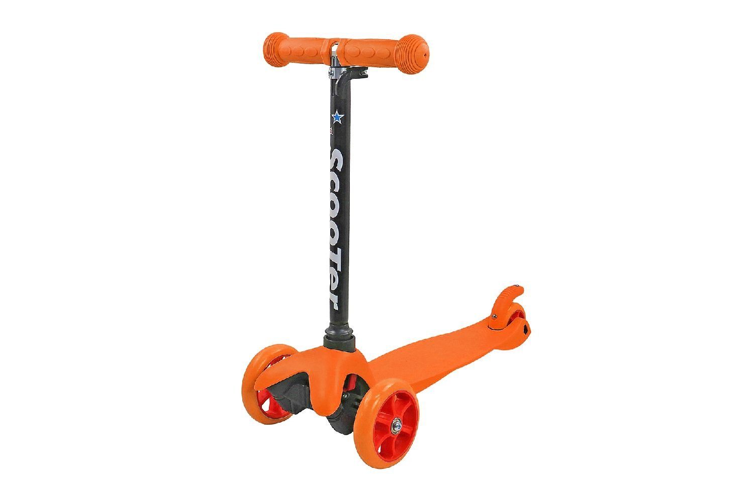 Самокат трехколесный Scooter SK-074,  от 3х лет Оранжевый