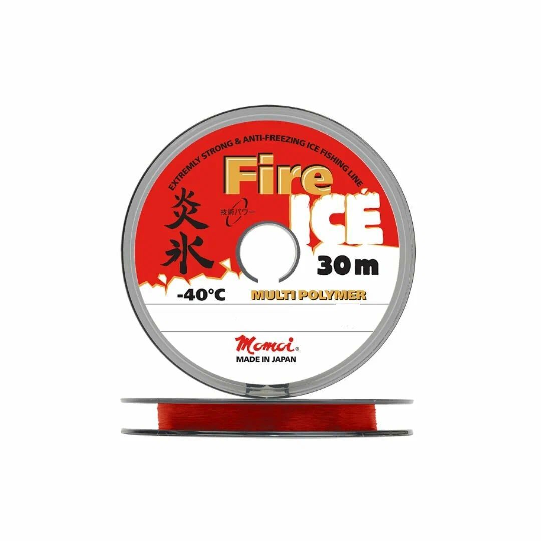 Леска Fire Ice 0, 104 мм,  1, 3 кг,  30 м,  красная,  Barrier Pack