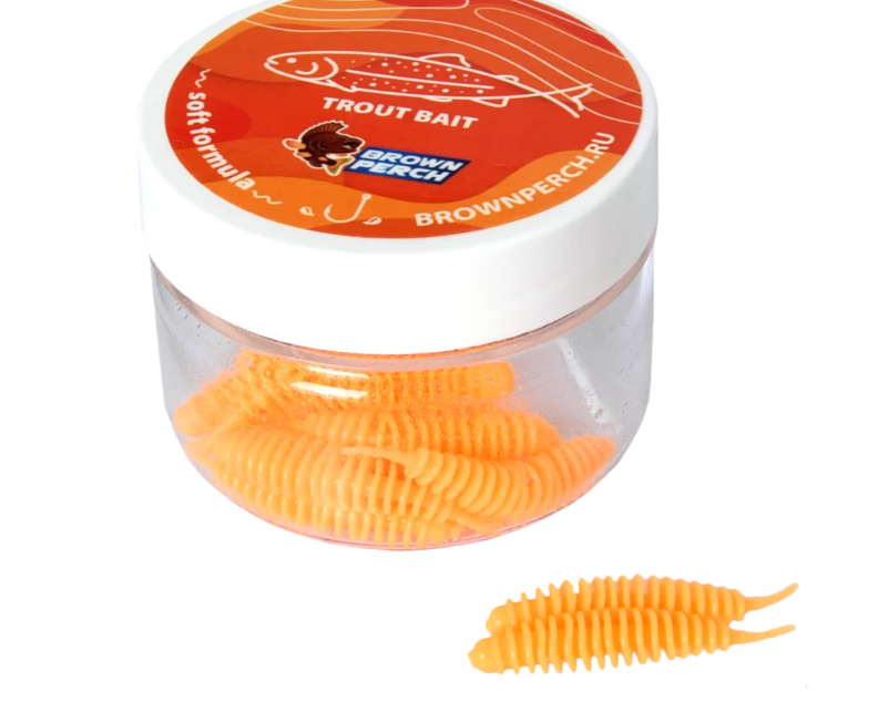 Приманка силиконовая Trout Lump (50 мм. цв. FS601,  10 шт.)