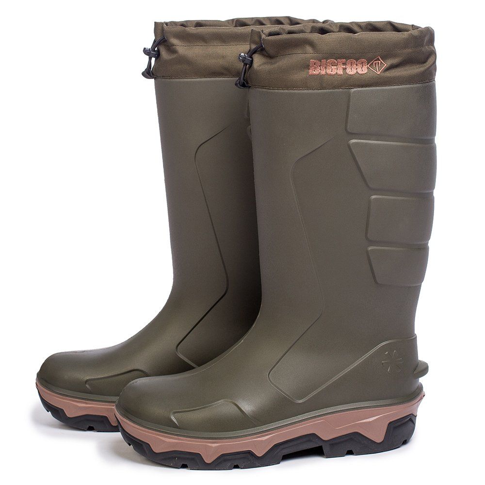 Сапоги зимние полиуретановые Big Foot Plus (хаки) р. 42
