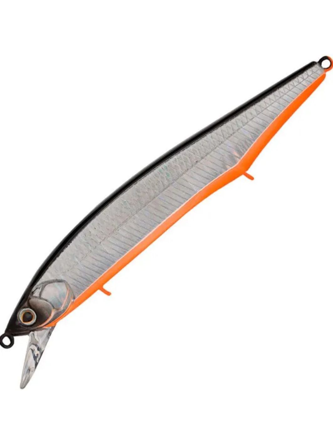 Воблер Минноу Strike Pro Intriger 120SP,  124 мм,  20, 4 гр,  Загл. 0, 5м.-1, 5м.,  Нейтральный,  цвет: A70-713 Black Silver OB,  (EG-194B-SP#A70-713)