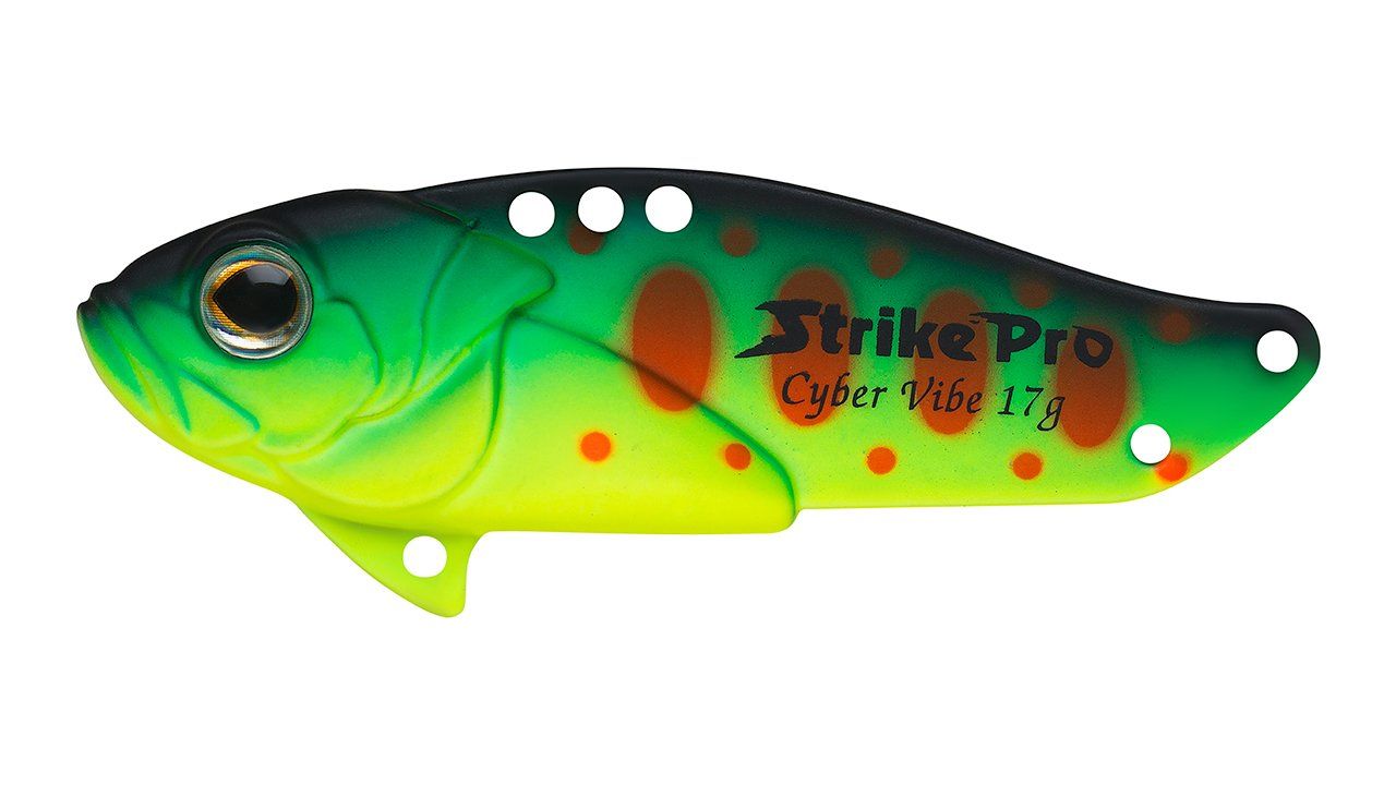 Блесна-цикада Strike Pro Cyber Vibe 45,  45 мм,  9, 1 гр,  цвет: Acid Mat Char,  (JG-005C#A209S)