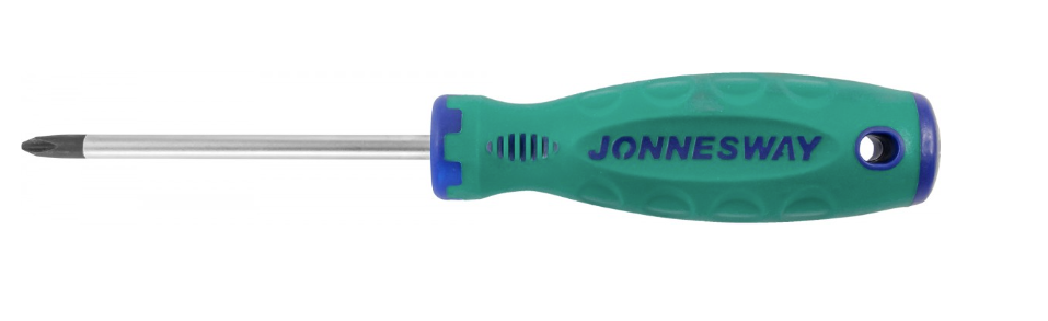 Отвертка PH2*100 (219мм) Anti-Slip Grip JONNESWAY D71P2100