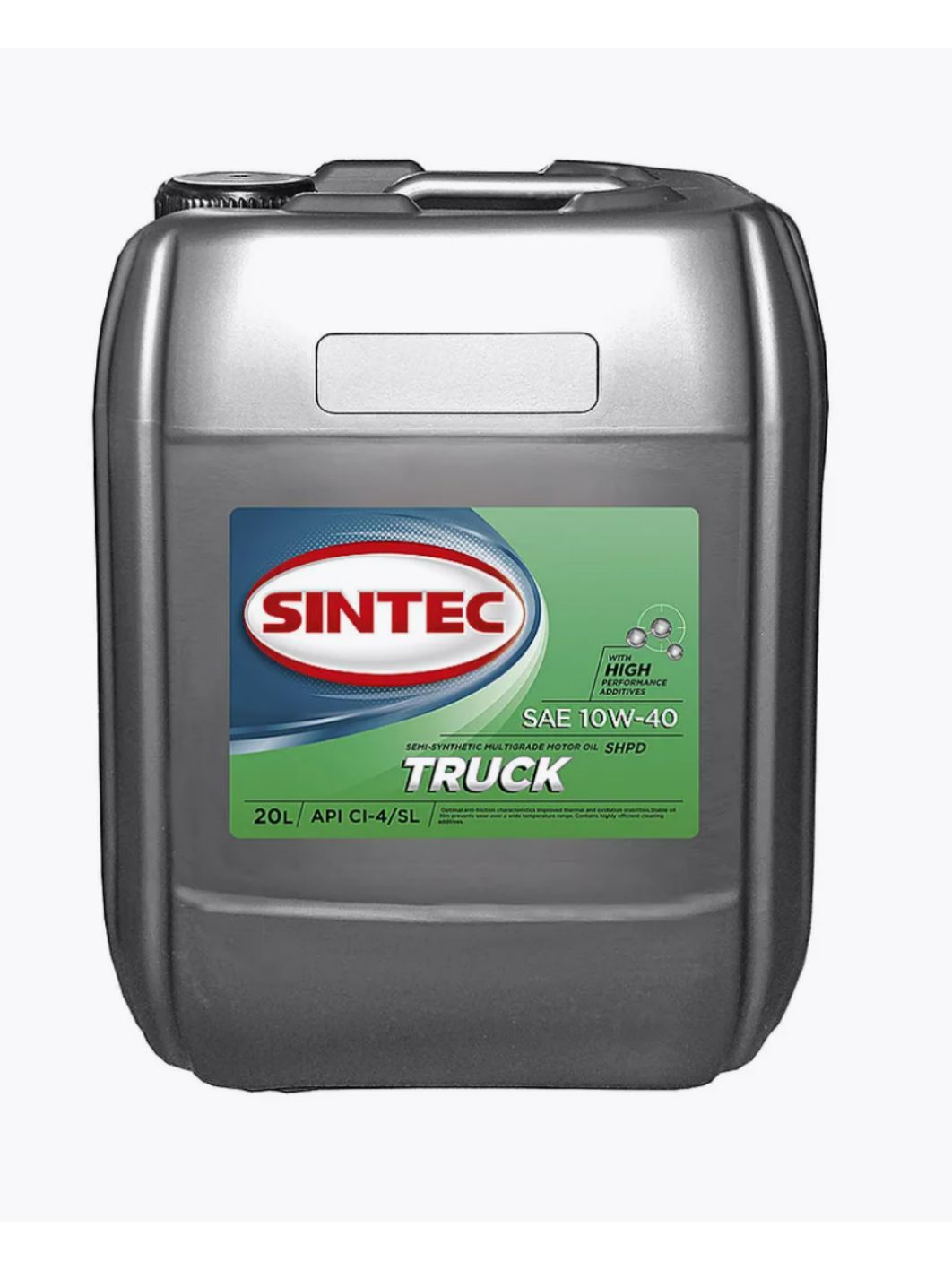 SINTEC Truck 10W40 API CI-4/SL 20L полусинтетическое моторное масло