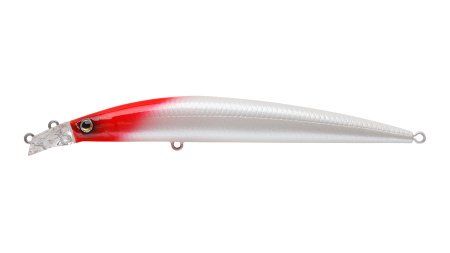 Воблер Минноу Strike Pro Top Water Minnow 110,  110 мм,  10, 5 гр,  Загл. 0, 2м.-0, 7м.,  Плавающий,  цвет: 022PF Milk Redhead,  (JL-166F#022PF)