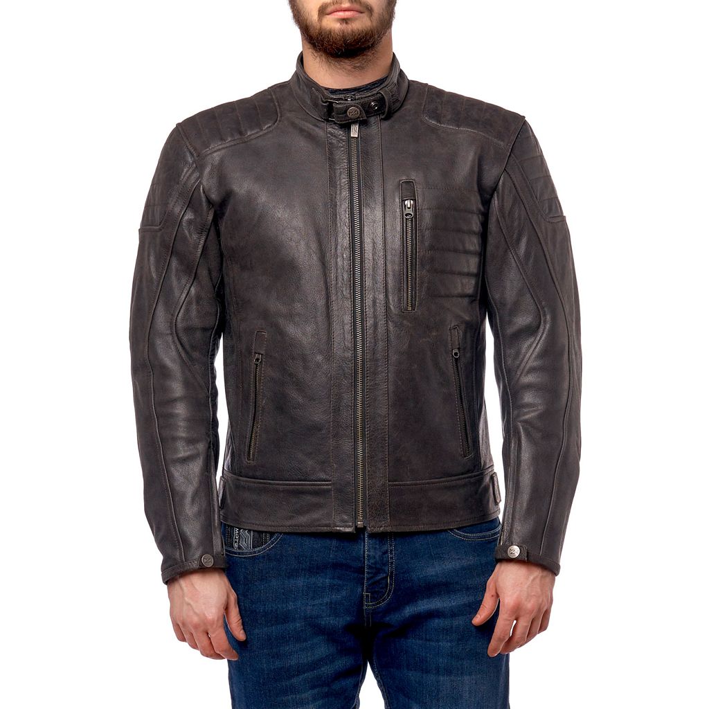 Куртка кожаная MOTEQ Gunner черный 3XL