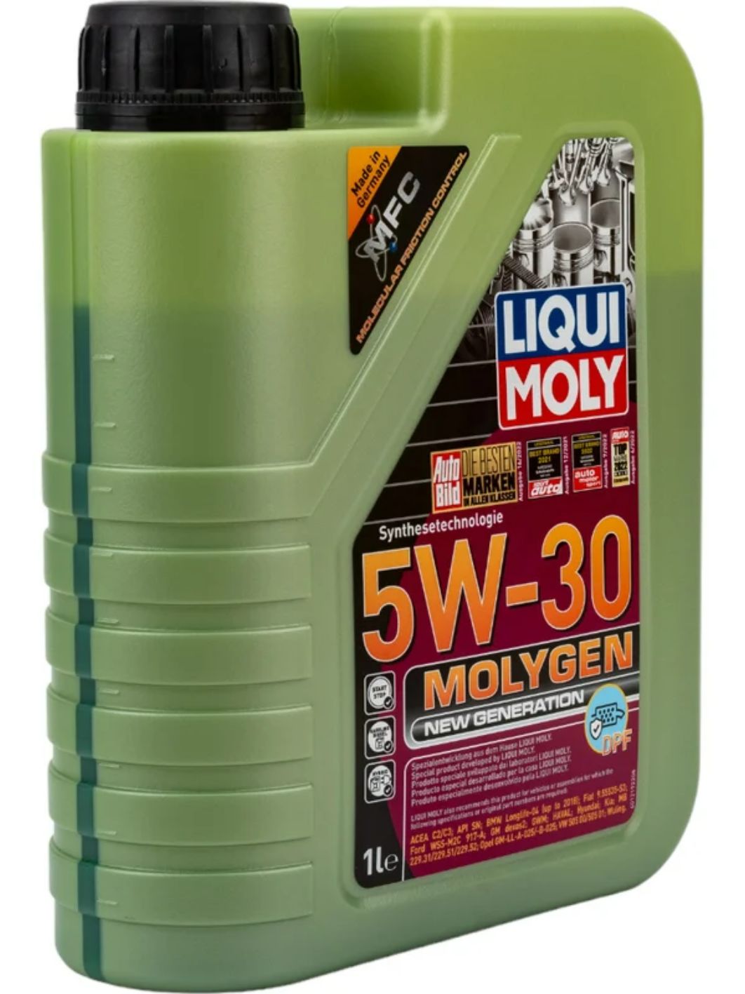 LIQUI MOLY "Molygen New Generation DPF" 5W30 1L синтетическое моторное масло 21224