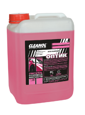 Очиститель стекол,  автомобильной оптики и пластика 5 кг. "Оптик" CLEANOL 5/0006