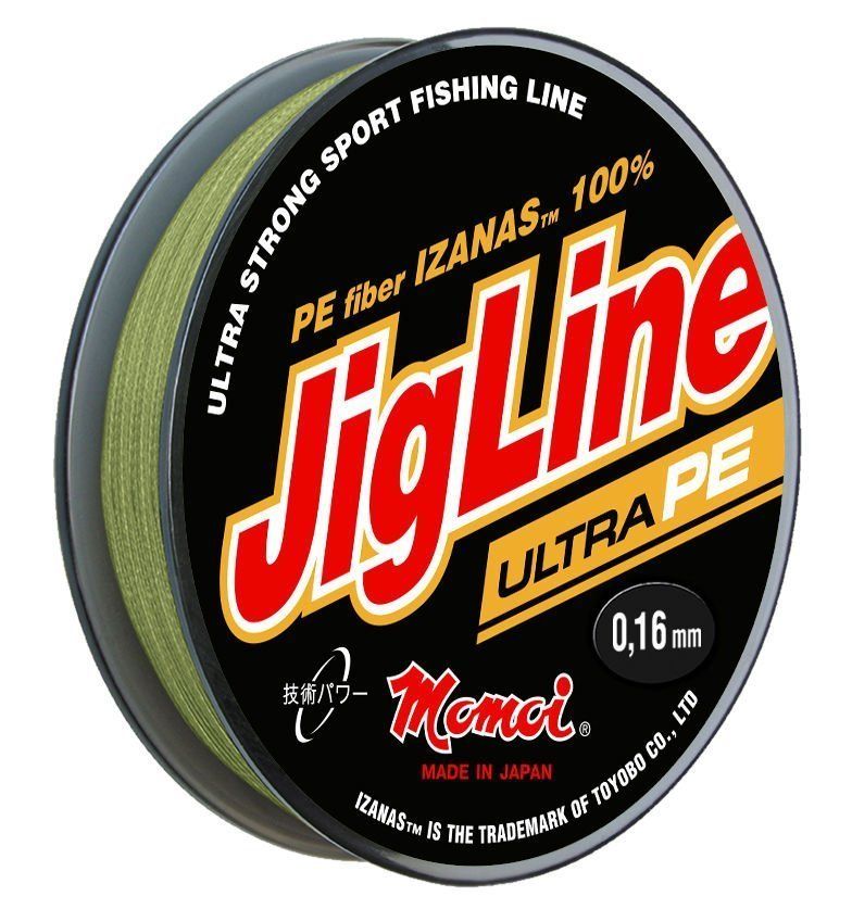 Шнур JigLine Ultra PE  0, 20 мм,  16, 0 кг,  150 м хаки
