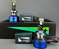 Светодиодная лампа HB3 Ledison Compact (№10) (12-24V,  120w,  12000Lm,  5000K,  Canbus) (2шт.к-т)
