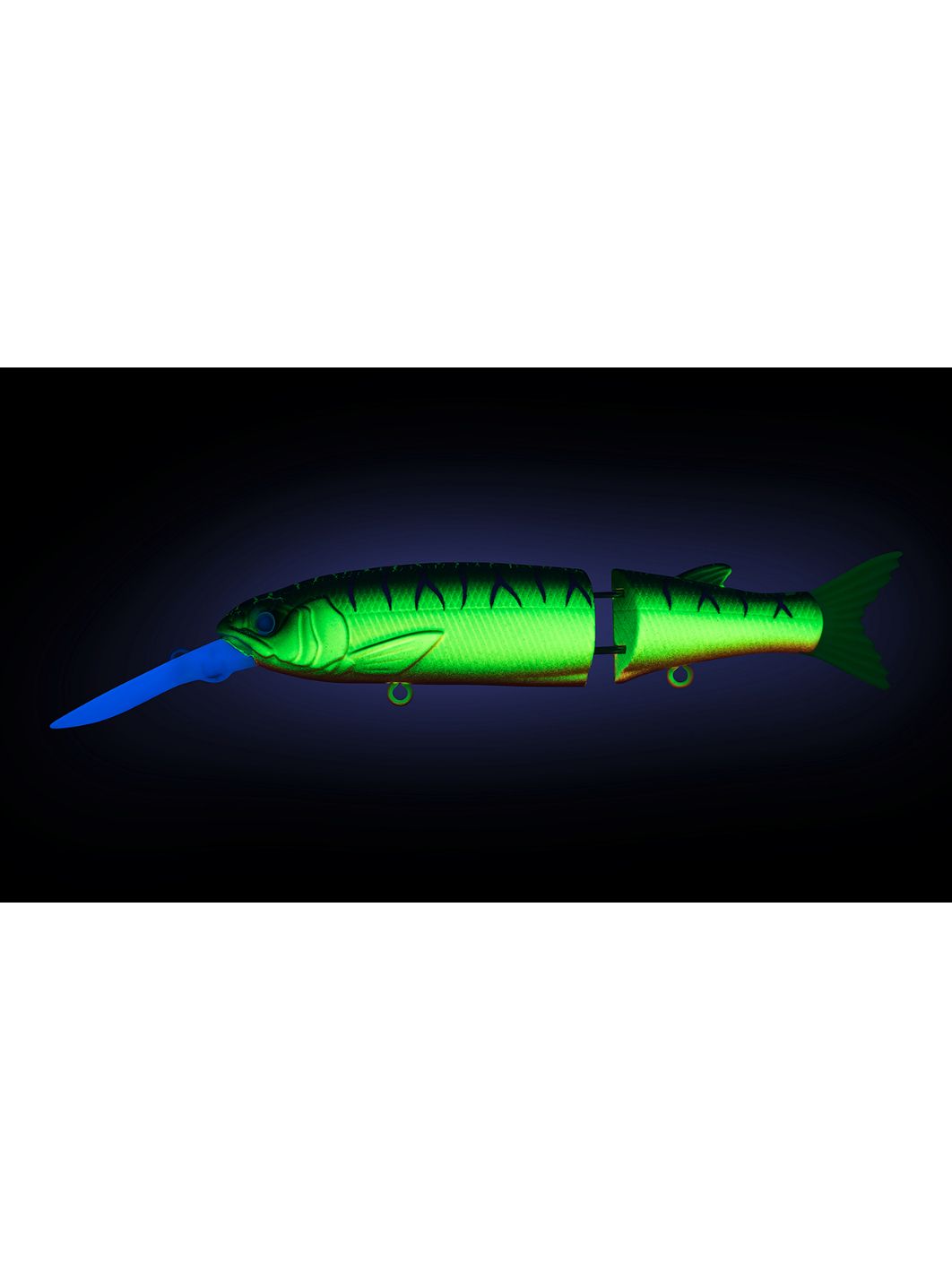 Воблер Составной Strike Pro Glider-X 105L,  105 мм,  14, 4 гр,  Загл. 1, 5м.-3, 5м.,  Нейтральный,  цвет: A223S-RP Pearl Mat Tiger,  (EG-157L-SP#A223S-RP)