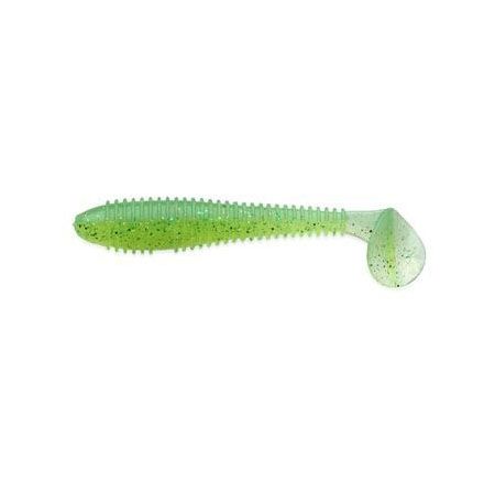Приманка съедобная Keitech Swing Impact FAT 3.3" #424 Lime Chartreuse