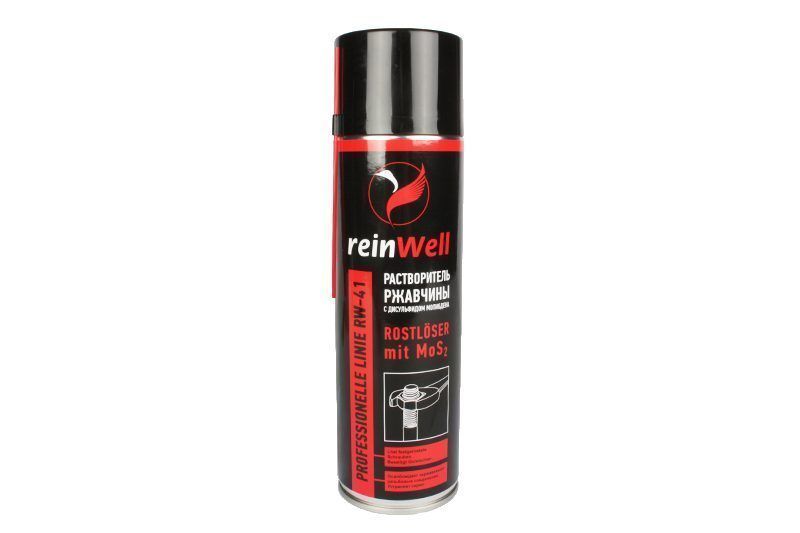Растворитель ржавчины с MoS2 ReinWell RW-41 500мл аэрозоль