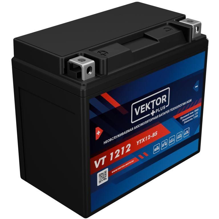 мото 12/12А VEKTOR VT 1212 Аккумулятор зал/зар.