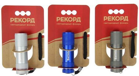 Фонарь ручной светодиодный "РЕКОРД" MS-300 (1W,  3хLR03 не входят в комплект) (23172)